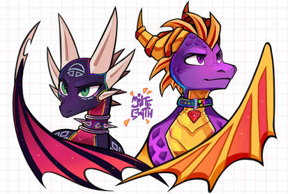 Spyro and Cynder