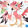 Luluana - the macaw and flamingo mix