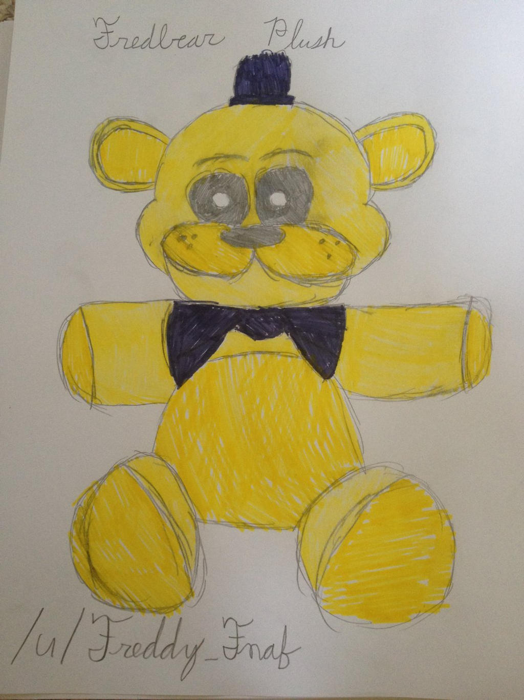 Fredbear Plush By SmashingSpringtrap On DeviantArt
