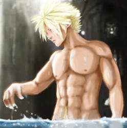 cloud taking a swim