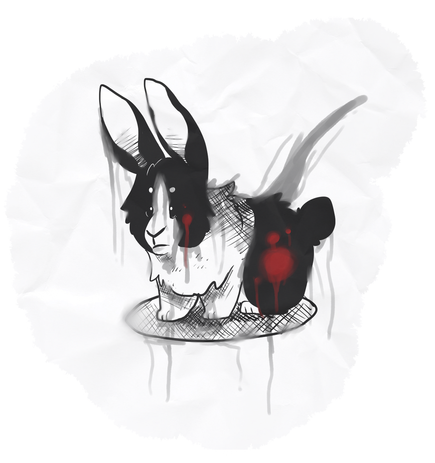 Ink Rabbit by HeIIHunde on DeviantArt