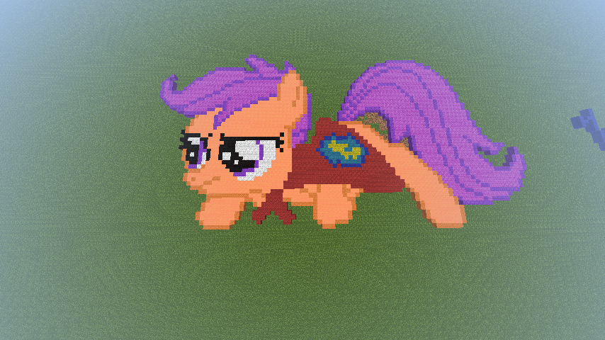 MLP: FiM - MC Pixel Art - Scootaloo