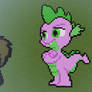 MLP: FiM - MC Pixel Art - Spike