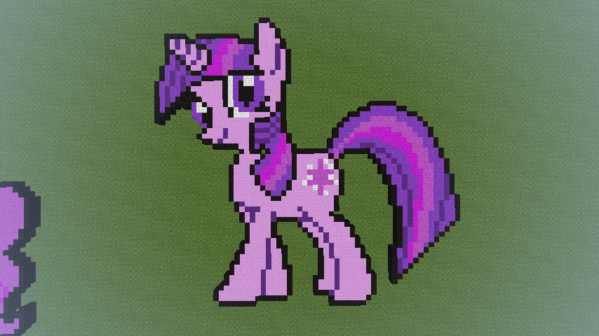 MLP: FiM - MC Pixel Art - Twilight Sparkle