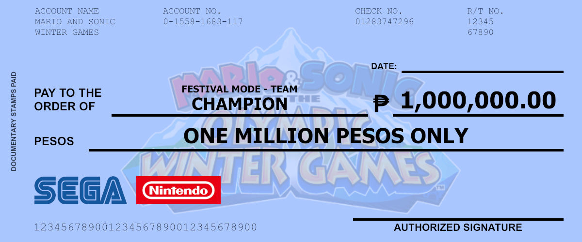 Cheque Sample Winner MASATOWG PH Cheque - Festival Team Champion by Verloren2 on DeviantArt