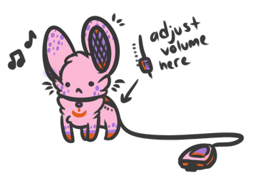 Portable mouse speaker adoptable