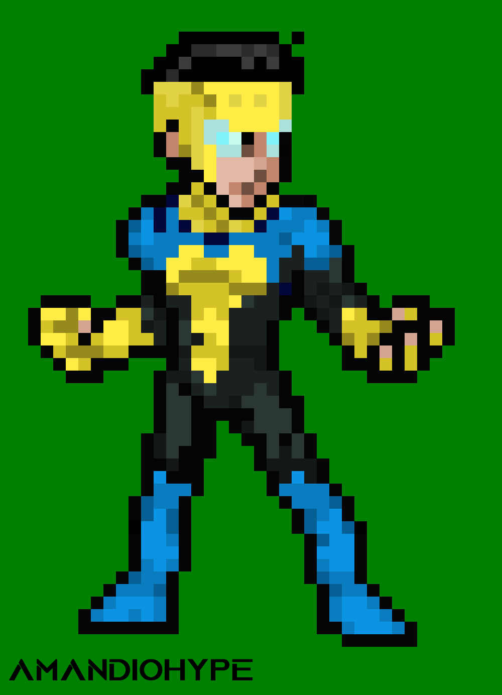 Invincible / Mark Grayson - Sprites JUS by AmandioHype on DeviantArt