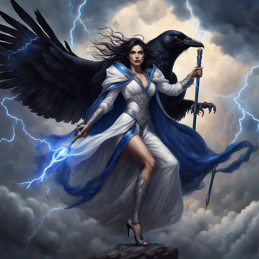 Lyrissa Ravenwing - Mistress of Storms (01) by Asimov7 on DeviantArt