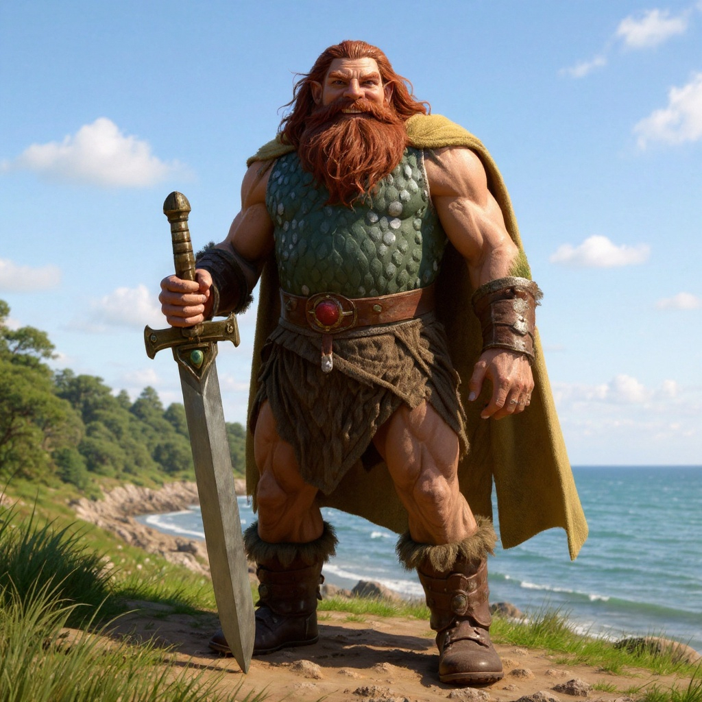 Gorbog Gorbock - Firbolg Chieftain (02) by Asimov7 on DeviantArt