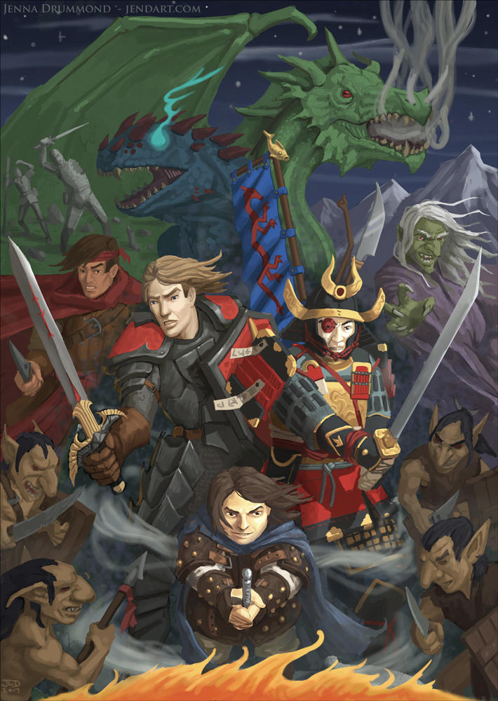 DnD Party Poster commission by waronmars on DeviantArt