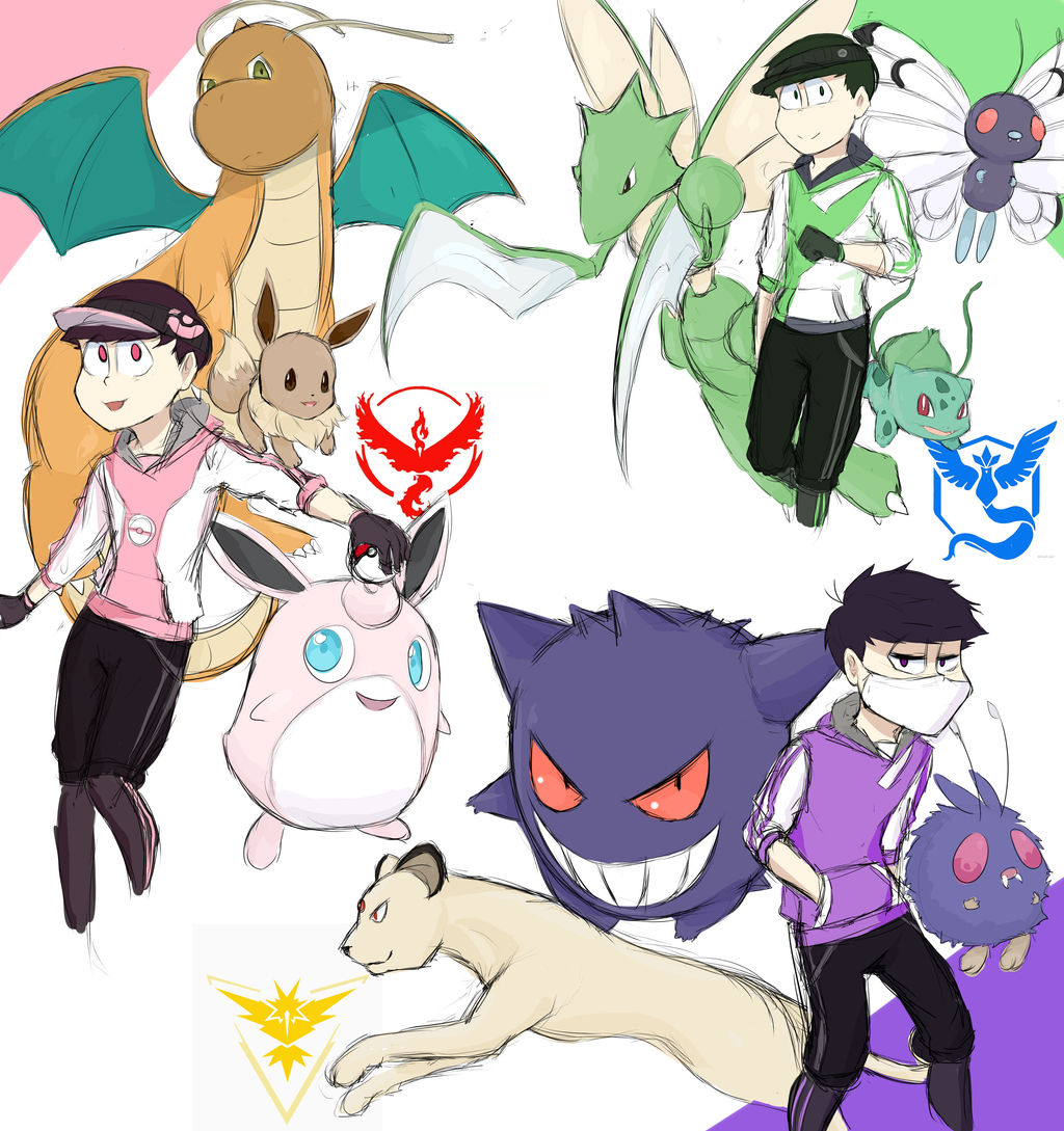 Pokemon Go And Osomatsu San 2 By Mintae Chii On Deviantart Pokemon Go And Osomatsu San 2 By Mintae Chii On Deviantart