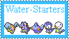 Pokemon - Water-Starters by EllisStampcollection