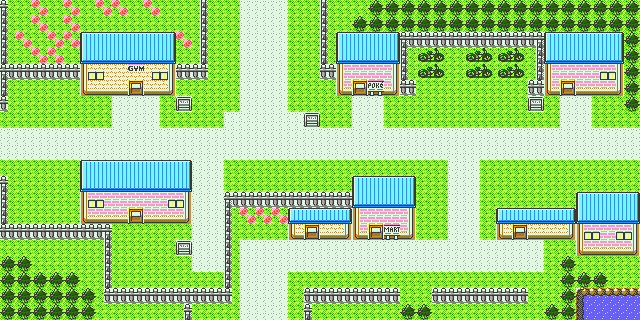 Route 1 in Pokemon Yellow for GBC by CK47 on DeviantArt