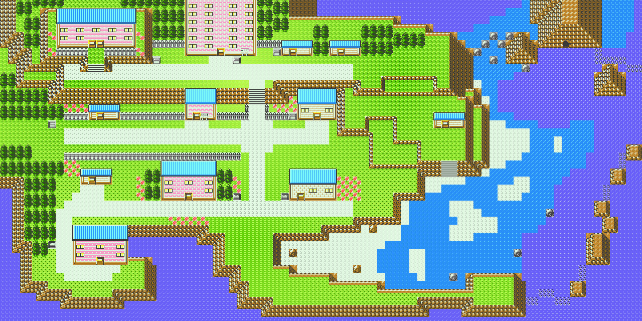 Route 1 in Pokemon Yellow for GBC by CK47 on DeviantArt