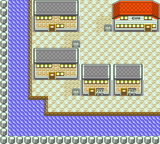 Cinnabar Island in Pokemon Yellow for GBC by CK47 on DeviantArt