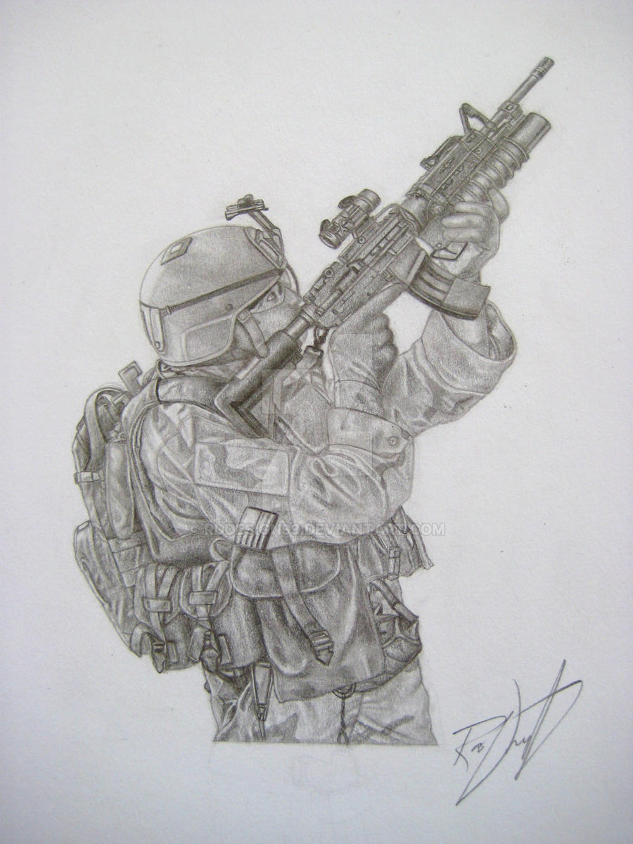 Old Ranger Drawing U.S. Army Ranger by RDDesign99 on DeviantArt