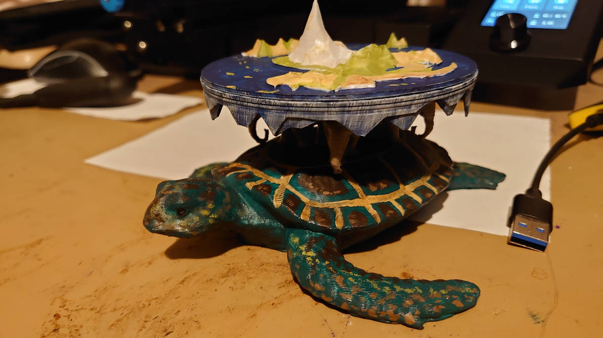 Atuin angled 2/3 by dragonbarnesz on DeviantArt