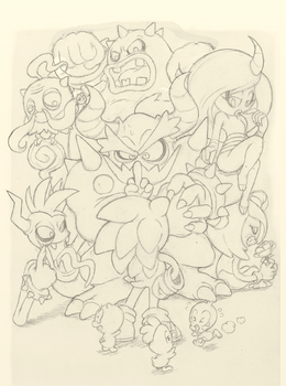 Sonic Lost World Sketch