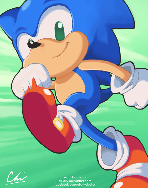 Sonic Speedpaint