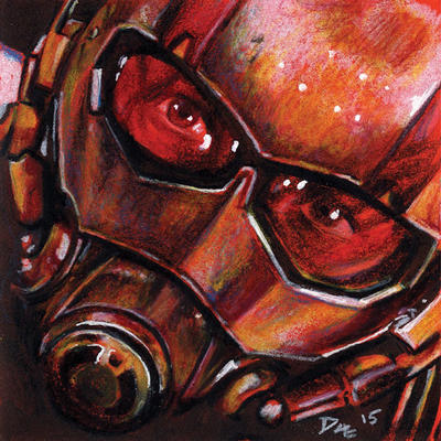 Ant-Man Post-It note sketch