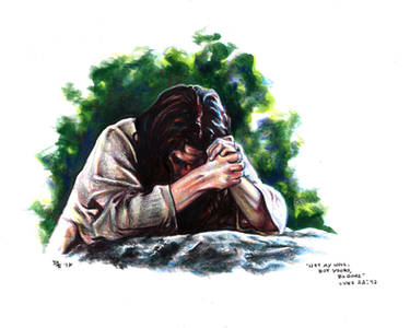 Jesus Praying in Gethsemene