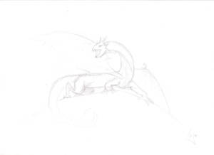 Dragon (pencil)