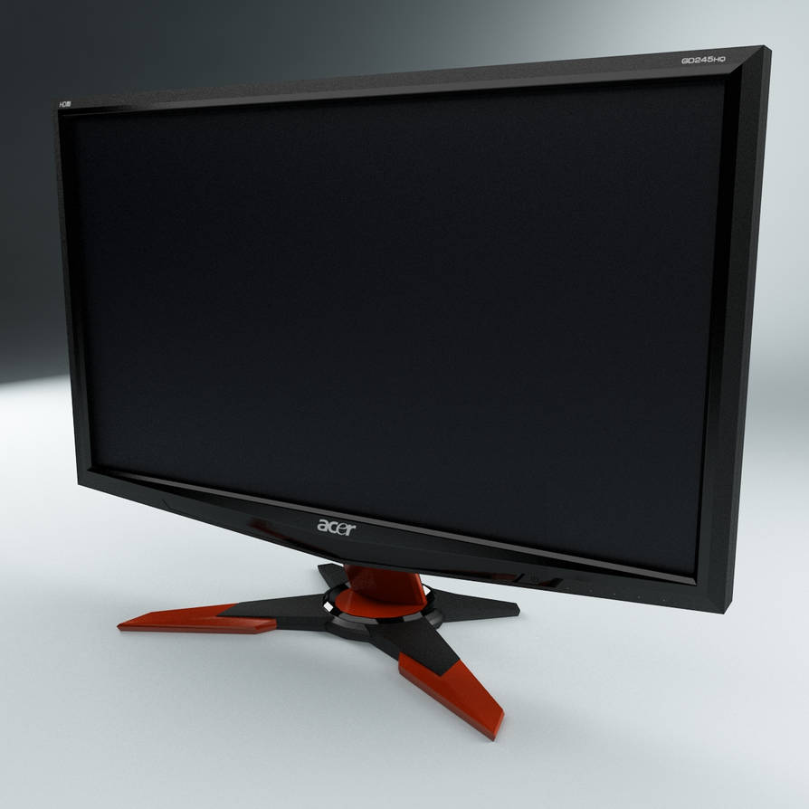 ACER Monitor 3D model. Jan2011 by Warriorchik on DeviantArt