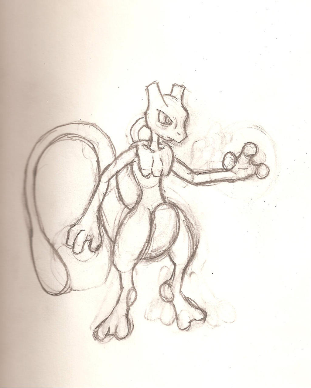 Mewtwo Sketch