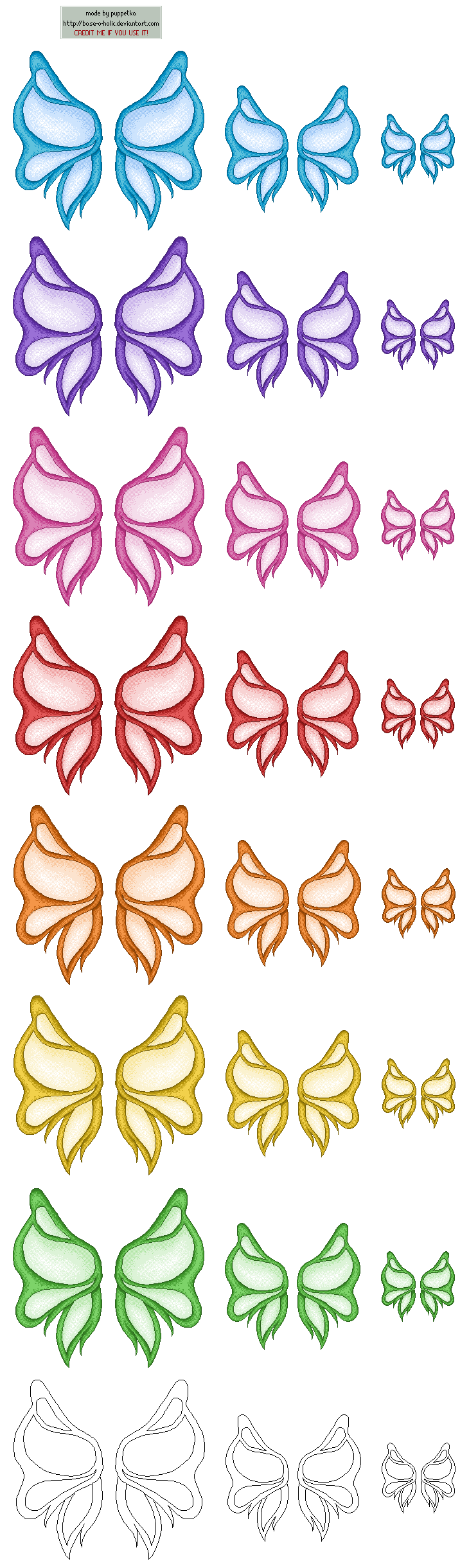 butterfly fairy wings
