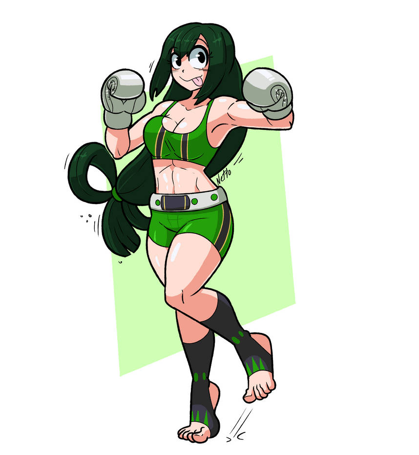 Fighting Tsuyu by Netto-Painter on DeviantArt.