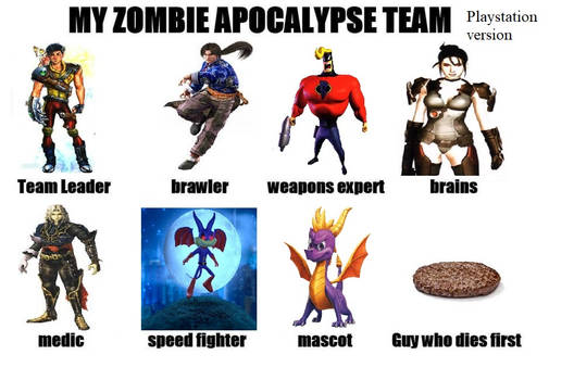 My Zombie Apocalypse team playstation version