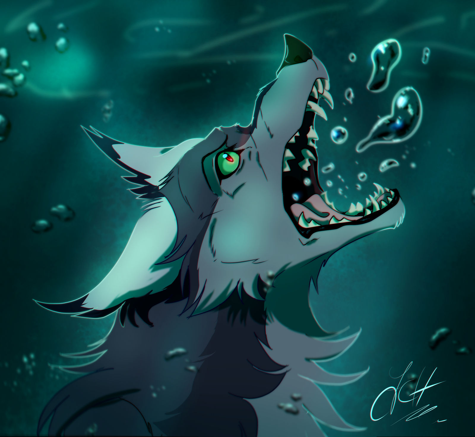 Drowning in emotions by KarumaKuraiko on DeviantArt
