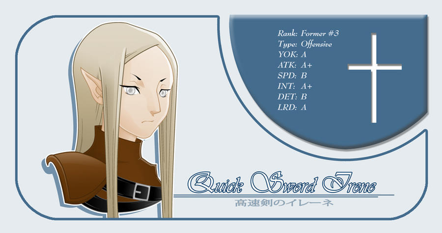 Irene Claymore Card V2 By Niwre San On Deviantart Irene Claymore Card V2 By Niwre San On Deviantart