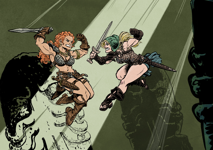 Una vs Red Sonja