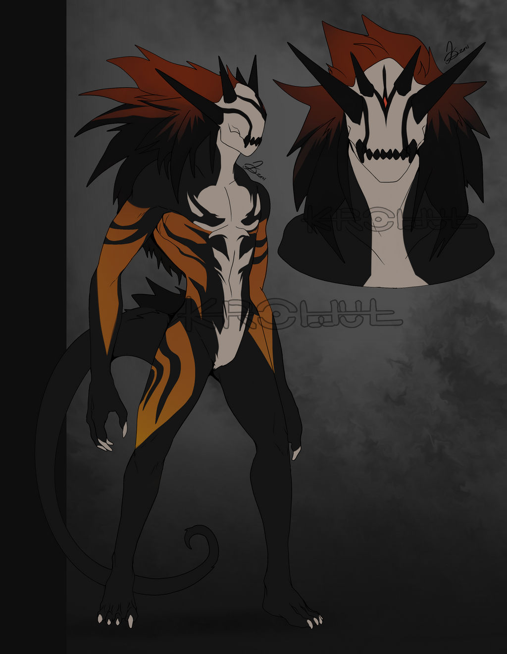 Humanoid Ink Creature Humanoid Creature Design Humanoid Creatures Vol 4 Monstrous And