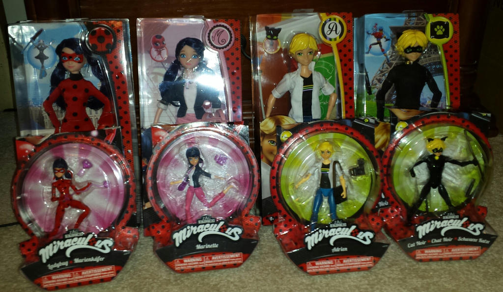Miraculous Ladybug Fashion Dolls and Action Figure by Bowser14456 on ...