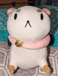Puppycat plush (front view)