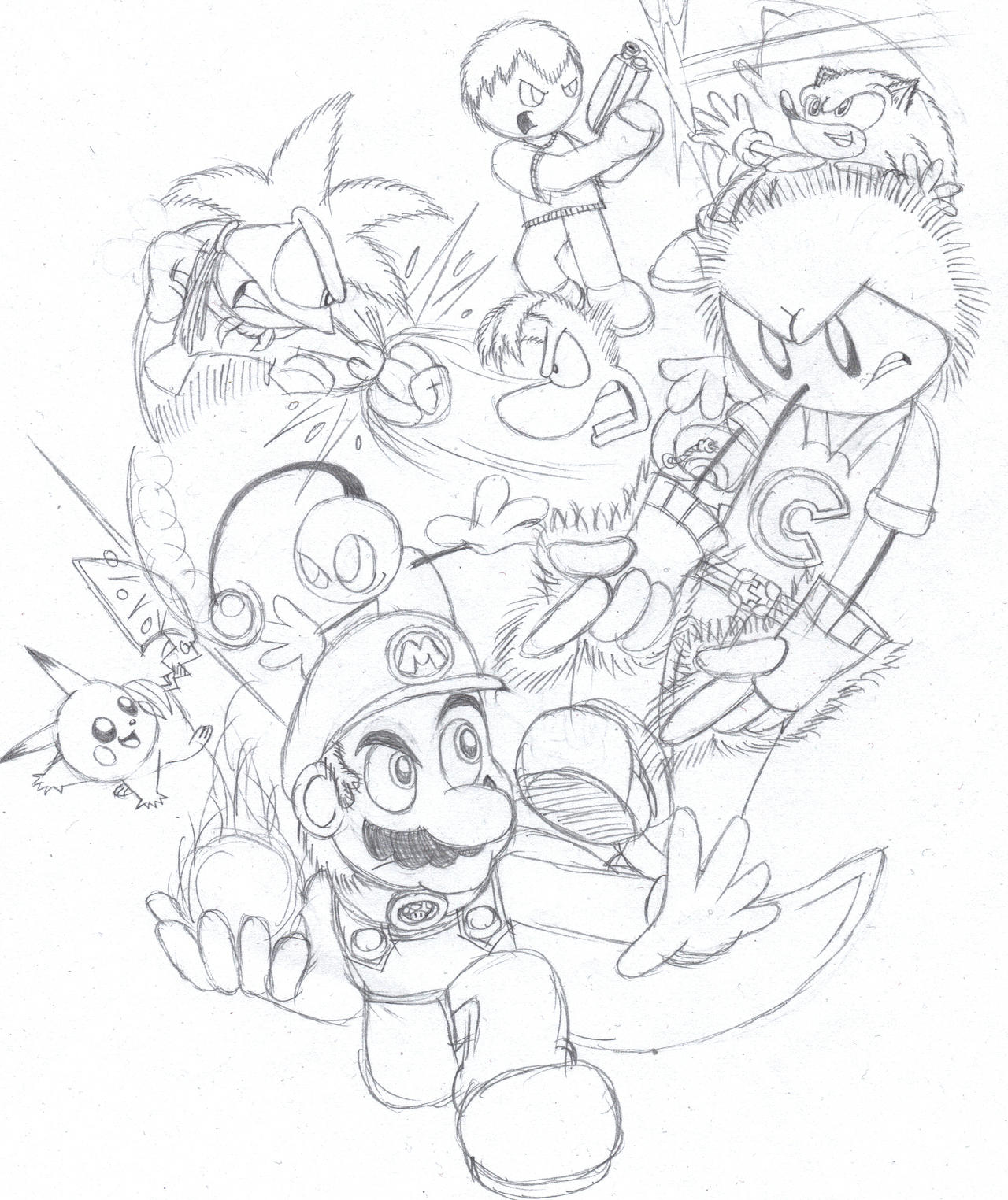 SSBB vs. FF by CStudios on DeviantArt