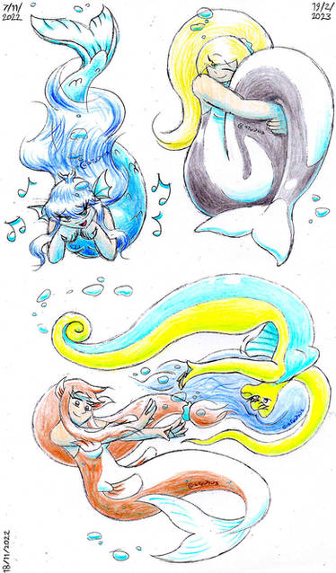 Kokoro the Icefish Mermaid by ZeroTerraForce on DeviantArt