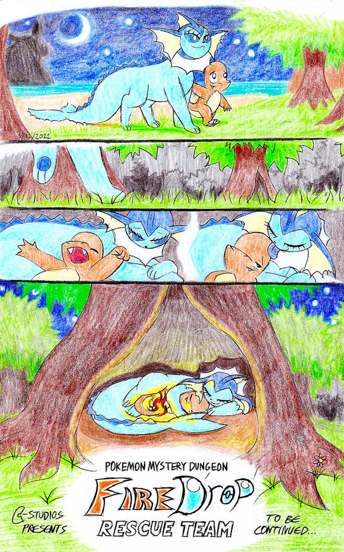 Pokemon Fire Rescue Firedrop Rescue Team 1-7 by C-Studios on DeviantArt