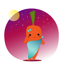 Lady Carrot on vacations