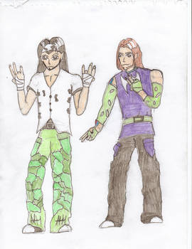 Matt + Jeff Hardy in Manga