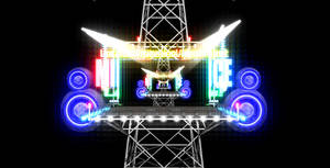 Steel tower stage