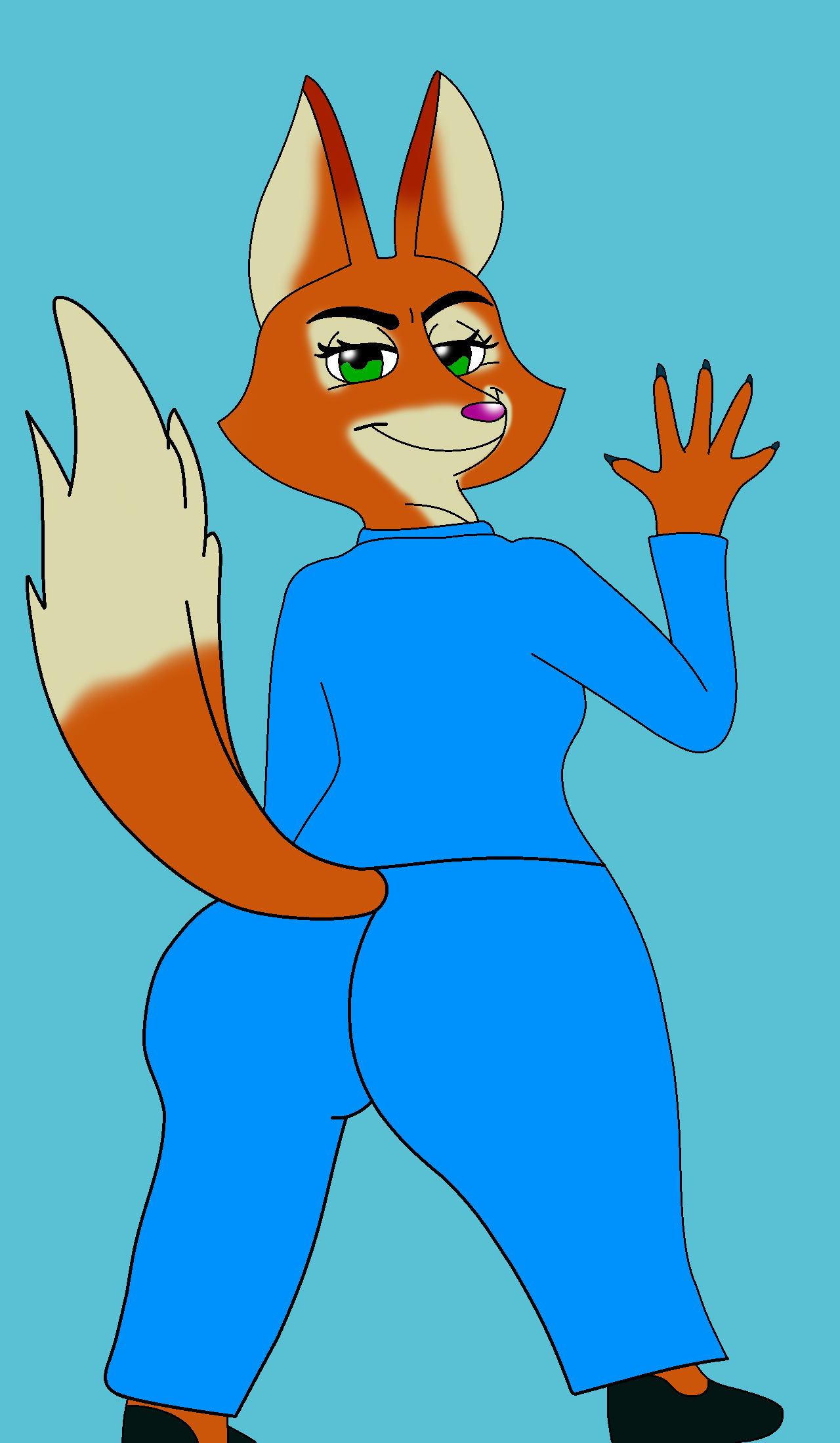 Diane Foxington redraw by Chartist22 on DeviantArt