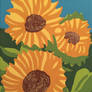 Sunflowers Painting