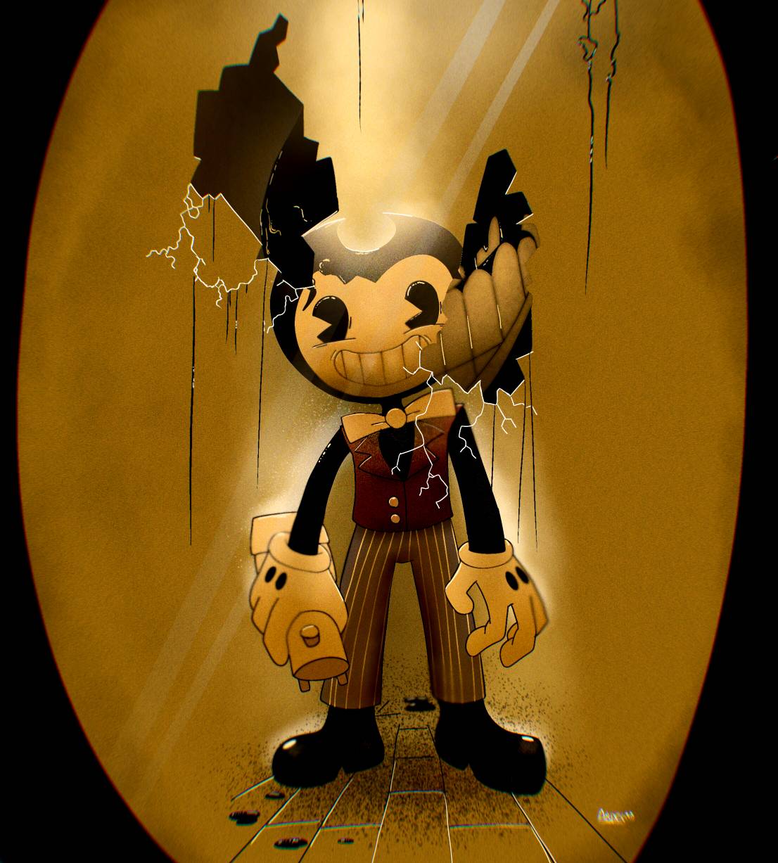 Bendy and the dark revival Art by AkageIMP on DeviantArt