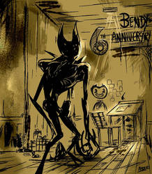 Happy 6th birthday to Bendy 