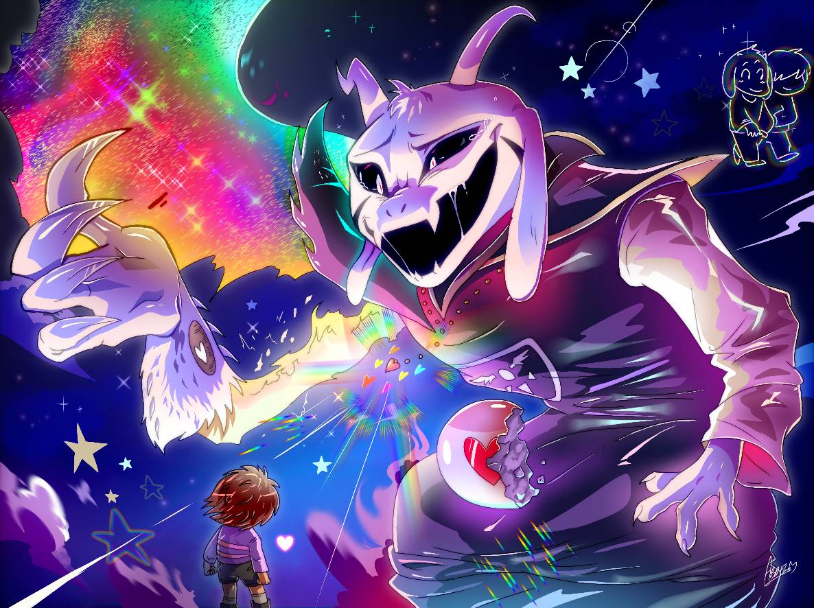 Asriel fan art by AkageIMP on DeviantArt