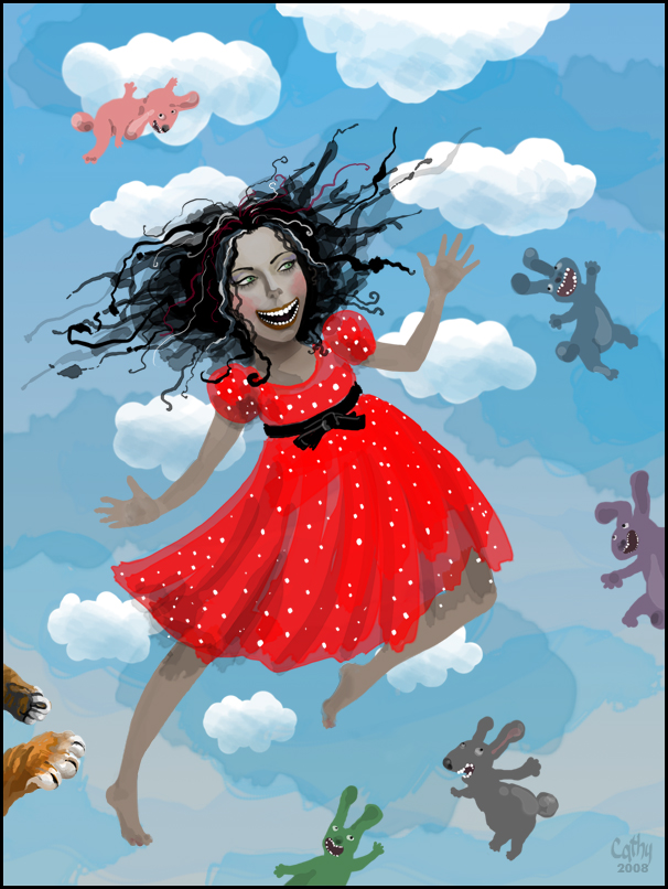 Amy in the sky with rabbits