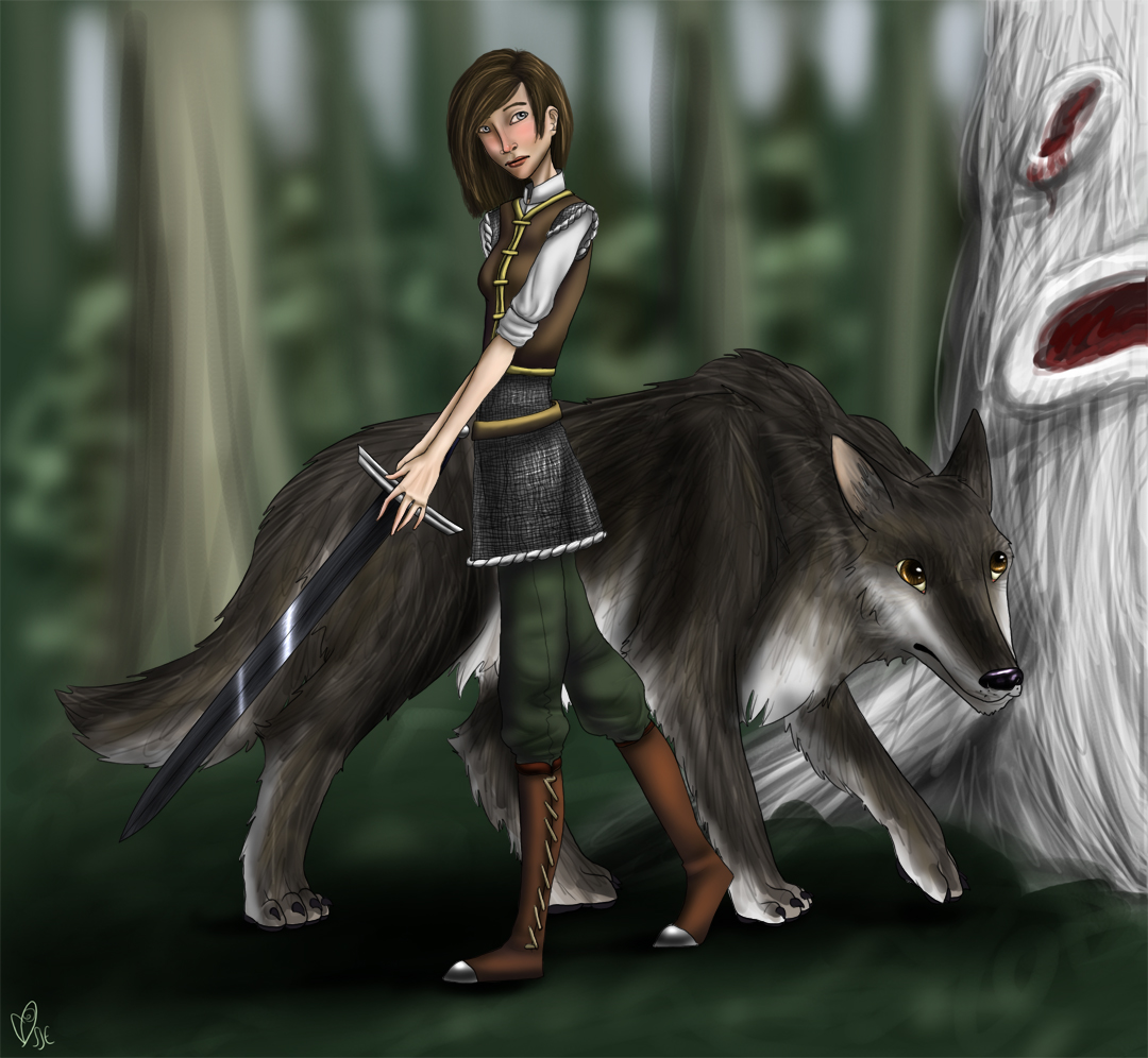 older arya and nymeria